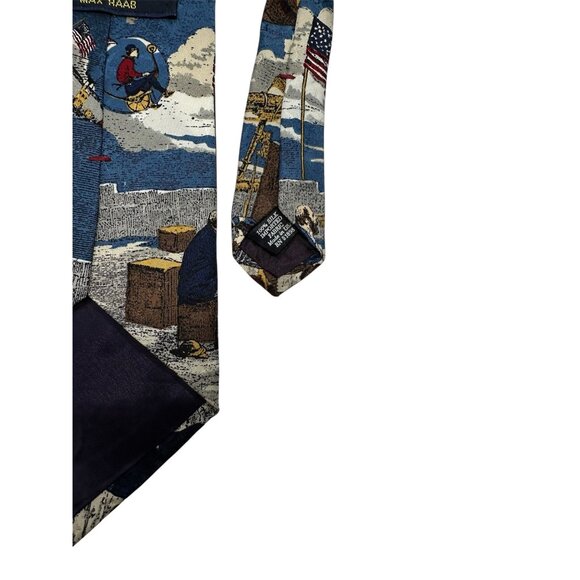 Tango By Max Raab Americana Series "Moon Dreams" Novelty Tie Circa 1892 - Picture 6 of 8
